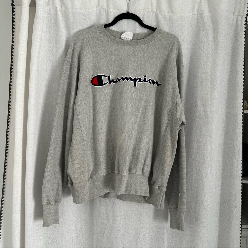 Champion Reverse Weave Crew Vintage Logo